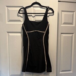 Abercrombie & Fitch Black Mini Dress with Cream Accents